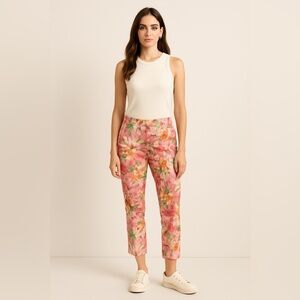 Silk Pants Vintage Floral 8 Petite Allison Taylor